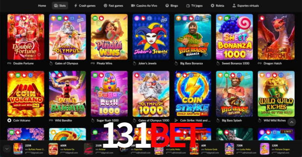 Interface do App 131Bet